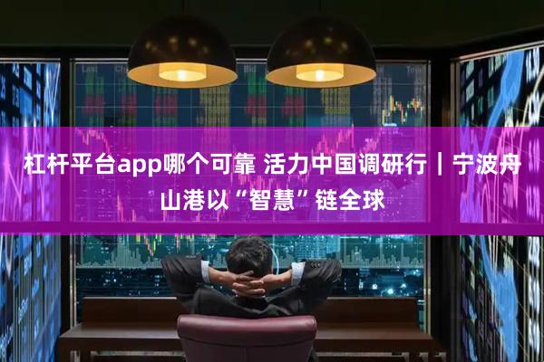 杠杆平台app哪个可靠 活力中国调研行｜宁波舟山港以“智慧”链全球