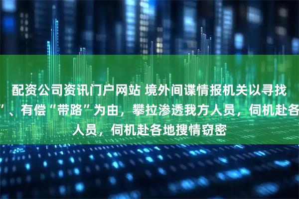 配资公司资讯门户网站 境外间谍情报机关以寻找旅游“搭子”、有偿“带路”为由，攀拉渗透我方人员，伺机赴各地搜情窃密
